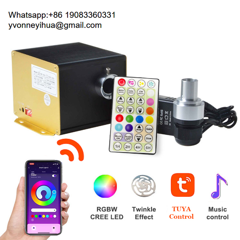 Home Cinema Plafond - Illuminateur intelligent à fibre optique 12W