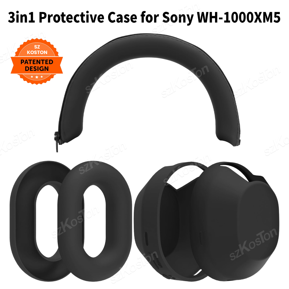 Sony Headphone Wh-1000Xm5 - Étui de Protection en Silicone 3