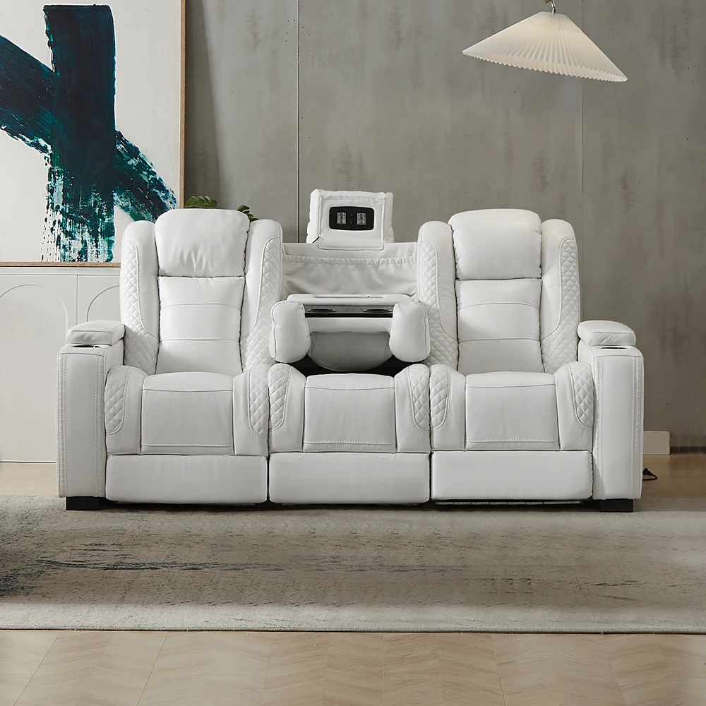 Home Cinema Couch - Canapé inclinable électrique de luxe en