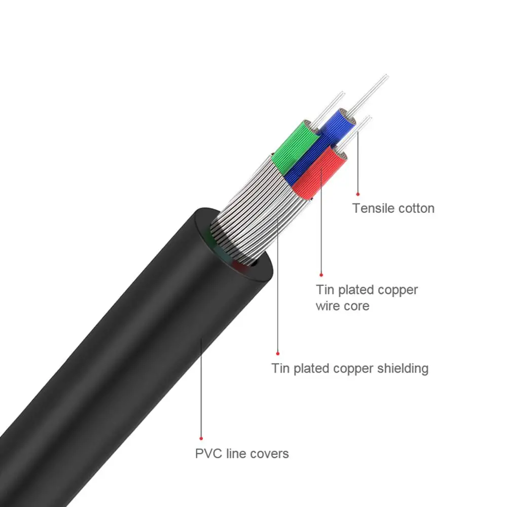 Câble RCA QGeeM 2RCA vers 3.5m - Home Cinema Amplifier avis et prix