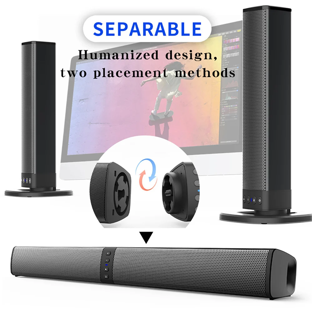 Barre de son TV sans fil Bluet - Home Cinema Barre De Son avis et prix