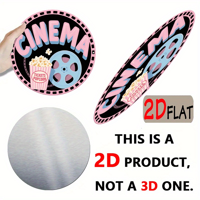Décoration de cinéma 2D vintag - Vintage Home Cinema avis et prix