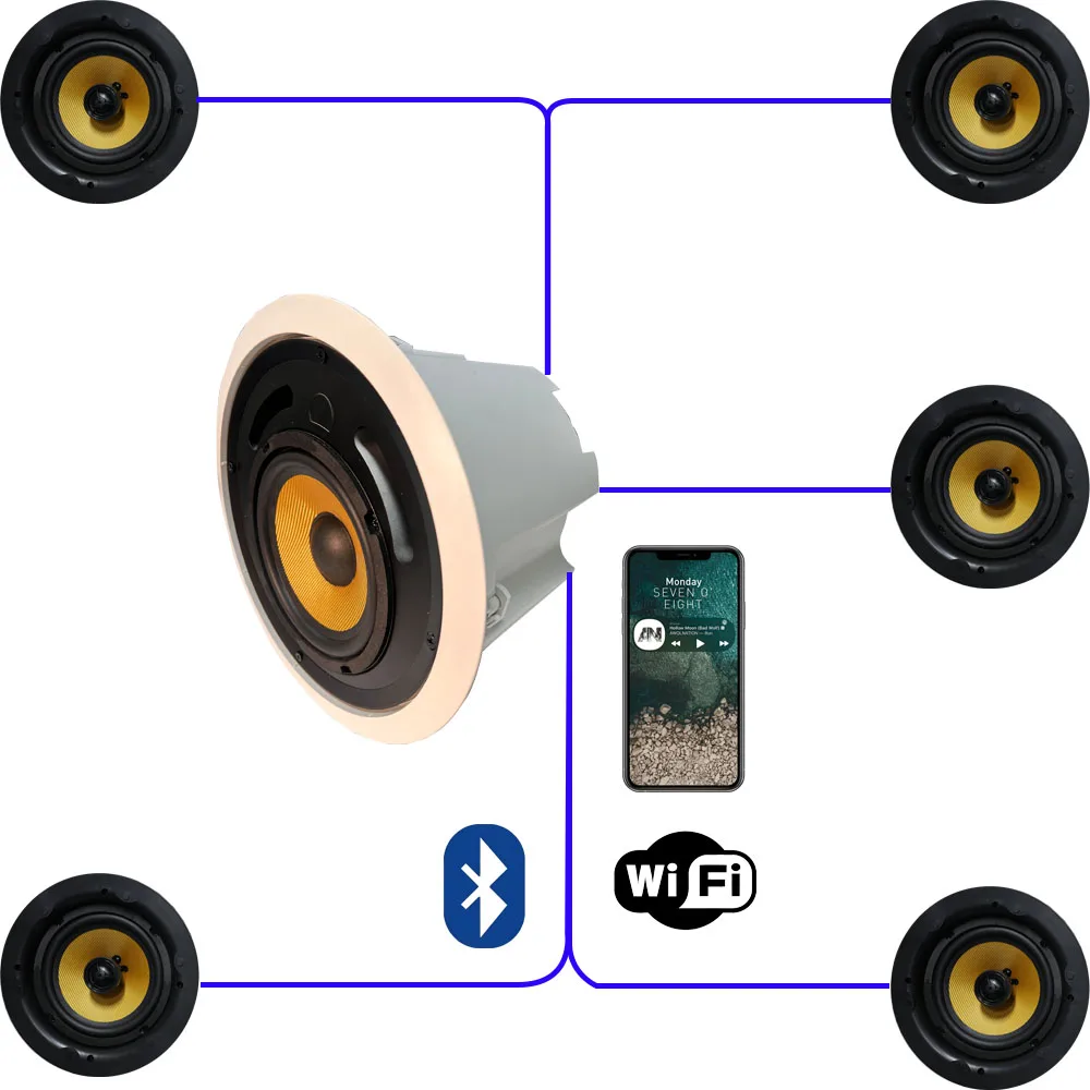 TLF WiFi Bluetooth haut-parleu - Home Cinema Plafond avis et prix
