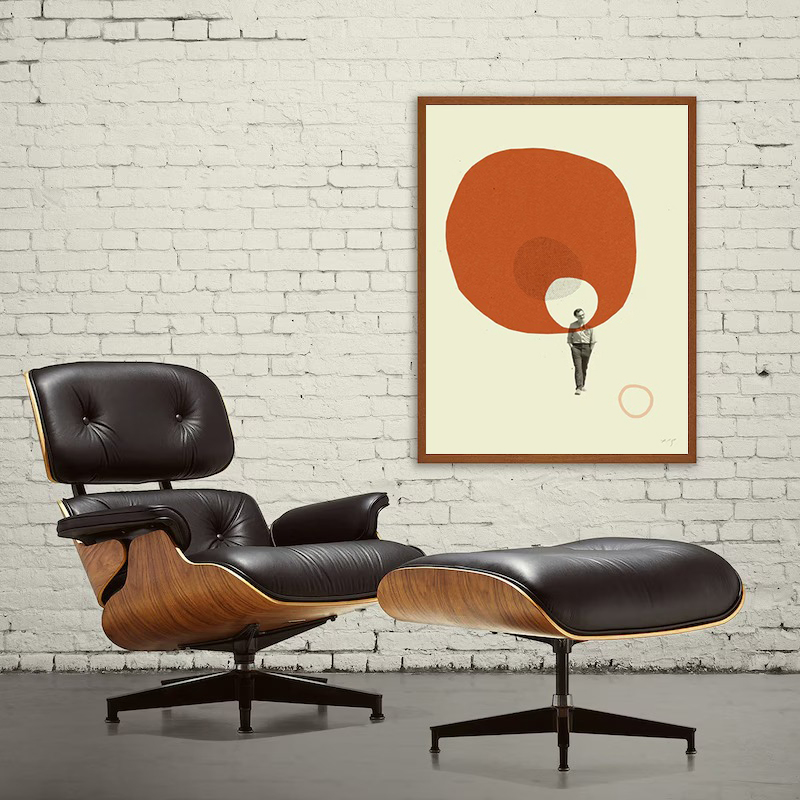 Affiches sur toile rétro minim - Vintage Home Cinema avis et prix