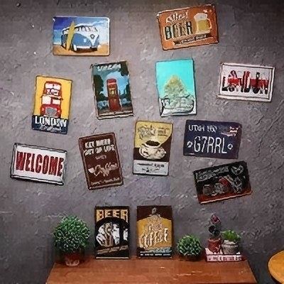Panneau Métallique Décoratif V - Vintage Home Cinema avis et prix