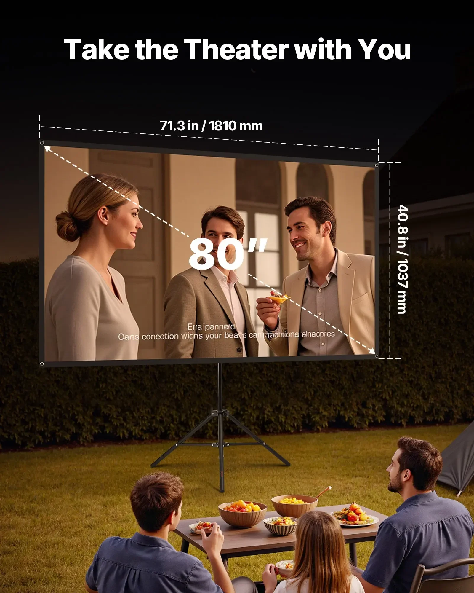 Écran de projection sur trépie - Projector Tripod Stand avis et prix