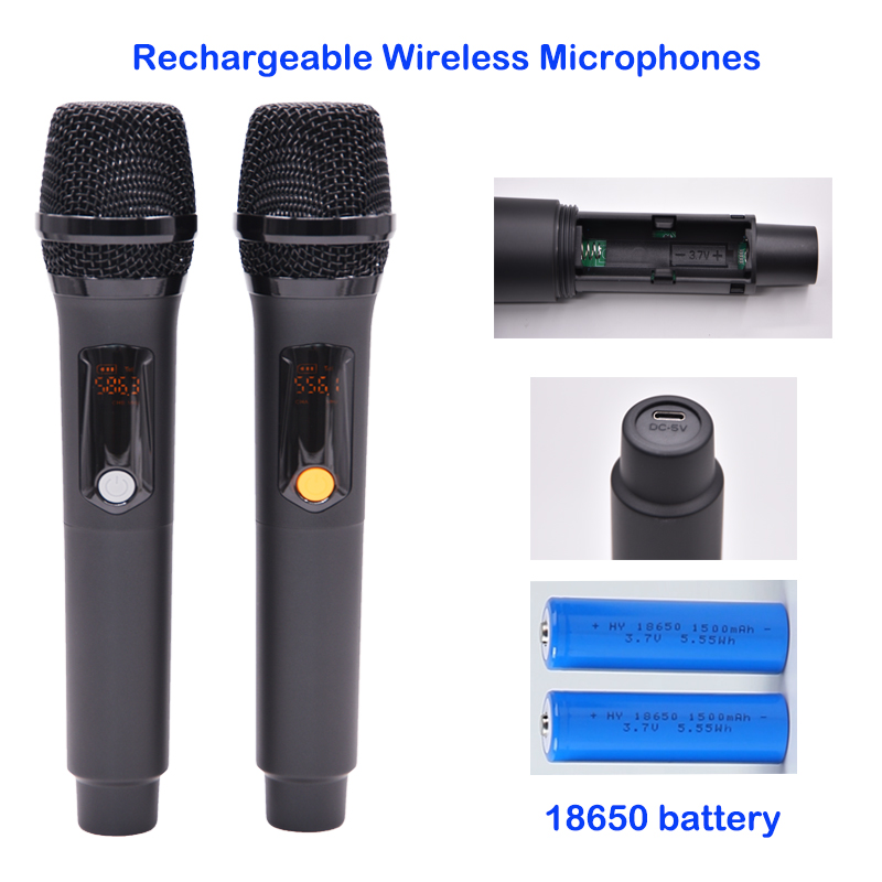 Microphone sans fil rechargeab - Home Cinema Barre De Son avis et prix