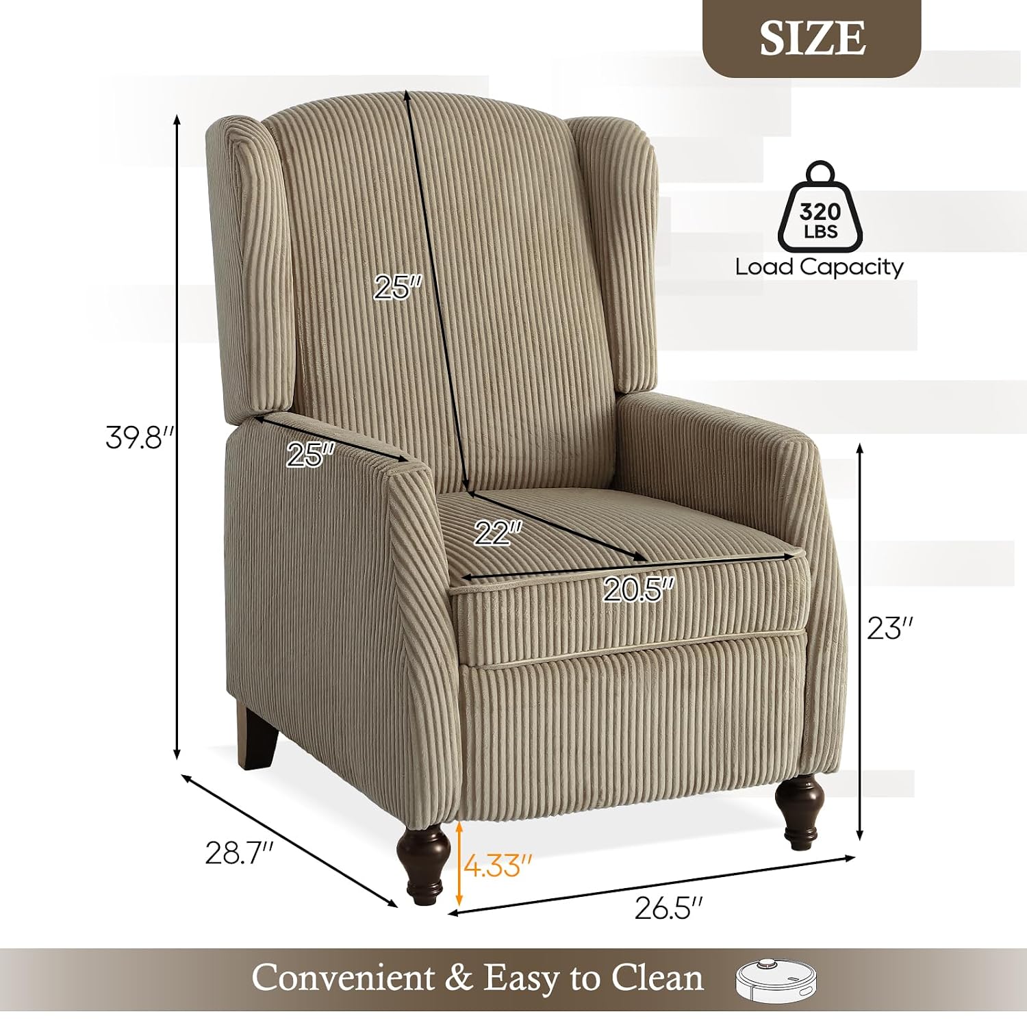 Fauteuil inclinable à dossier  - Home Cinema Couch avis et prix