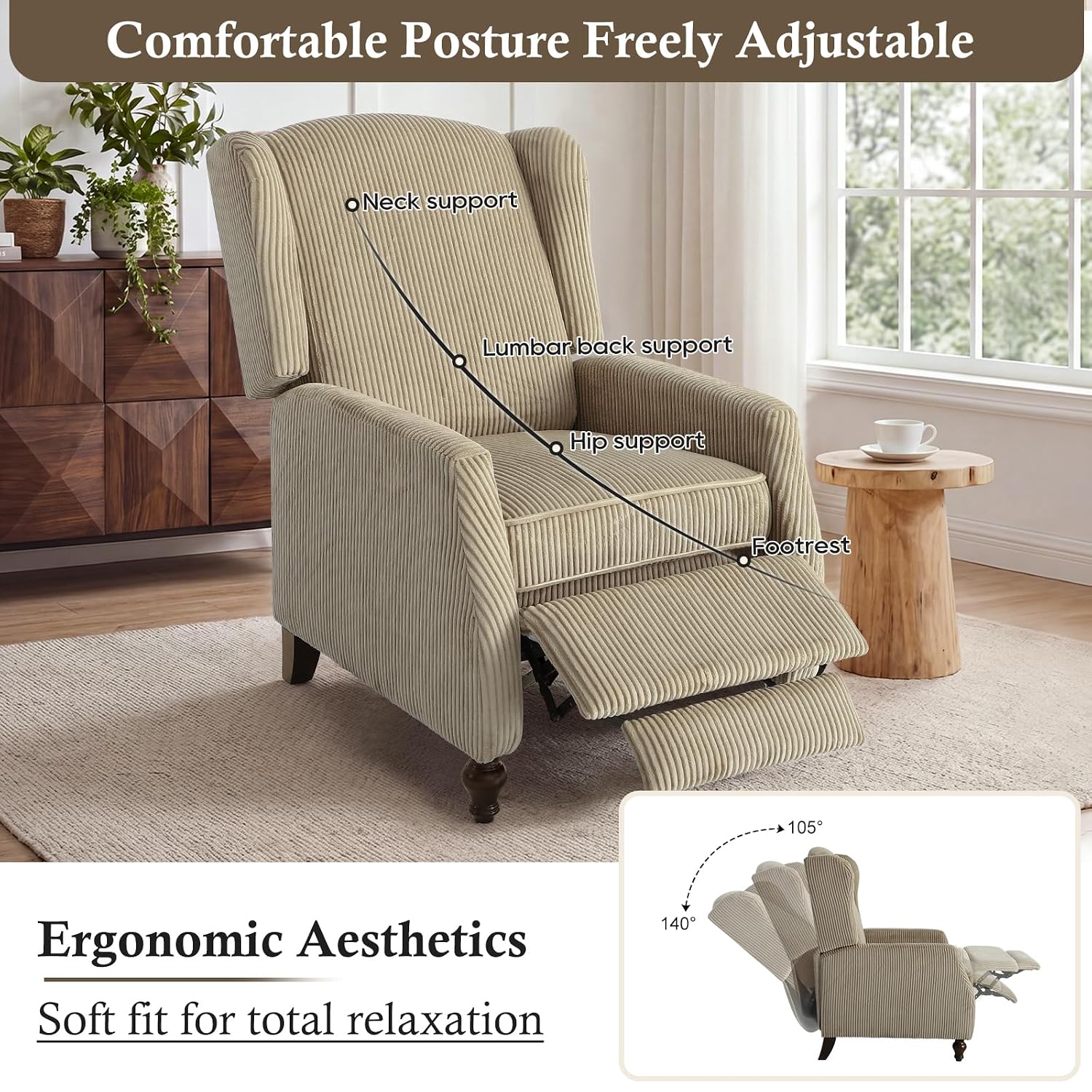 Fauteuil inclinable à dossier  - Home Cinema Couch avis et prix