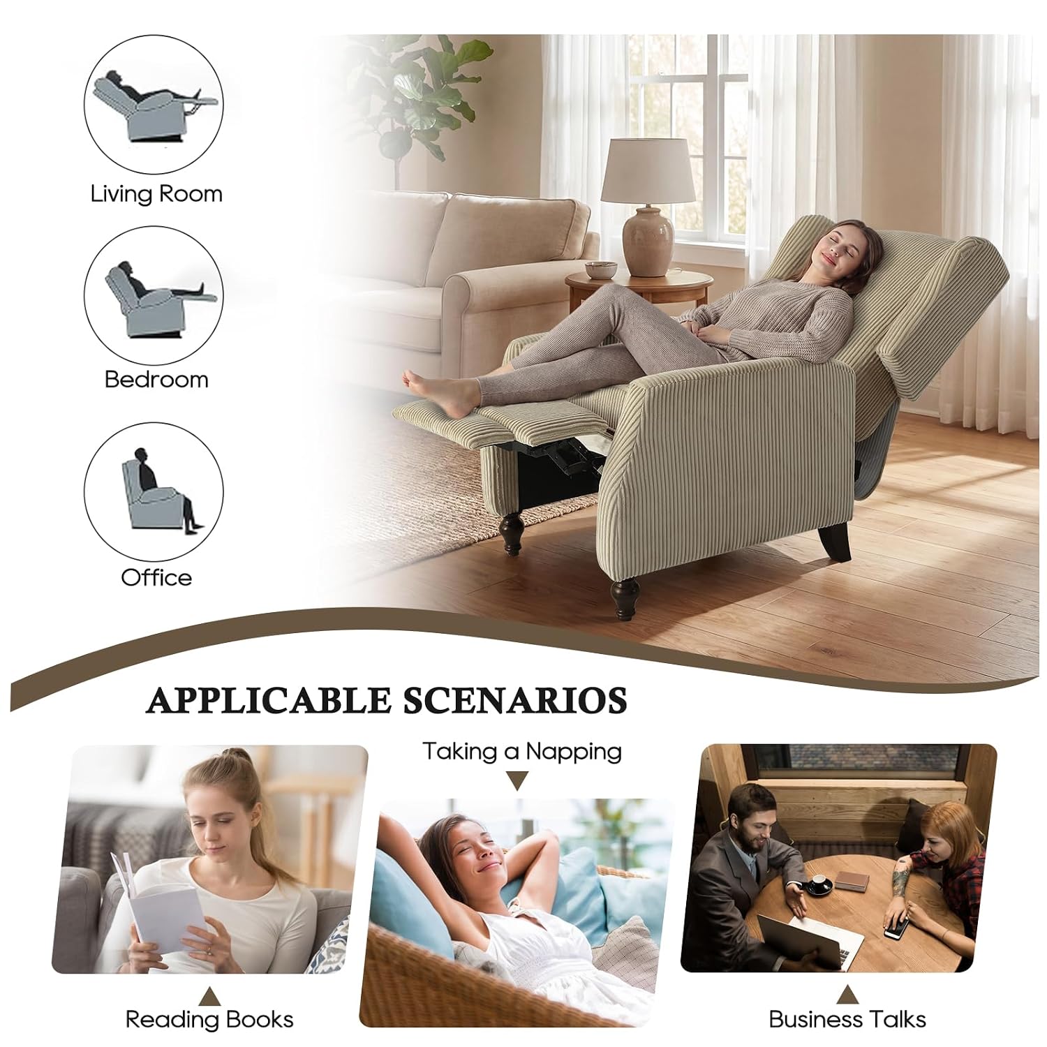 Fauteuil inclinable à dossier  - Home Cinema Couch avis et prix