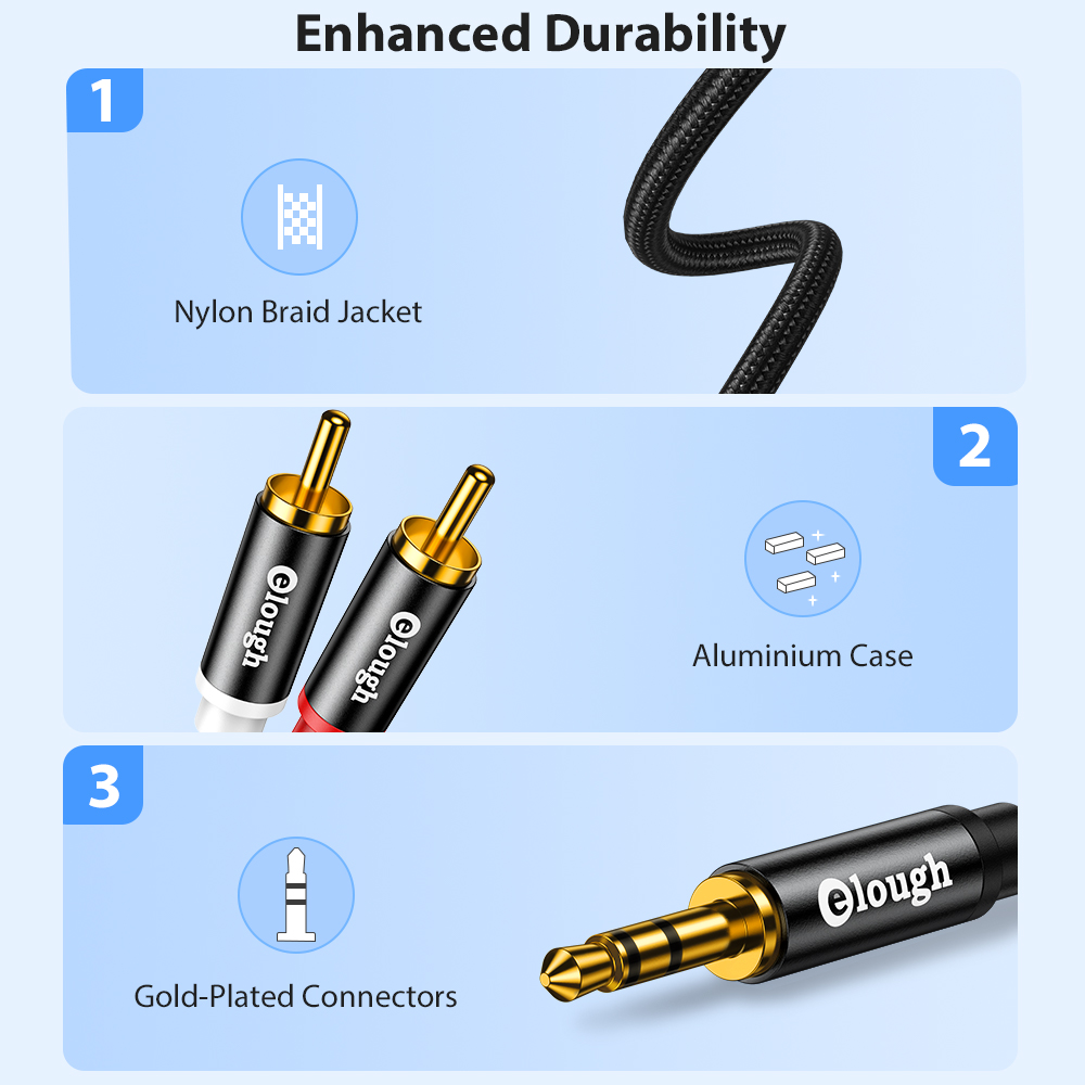 Elough-Câble RCA AUX pour haut - Home Cinema Amplifier avis et prix