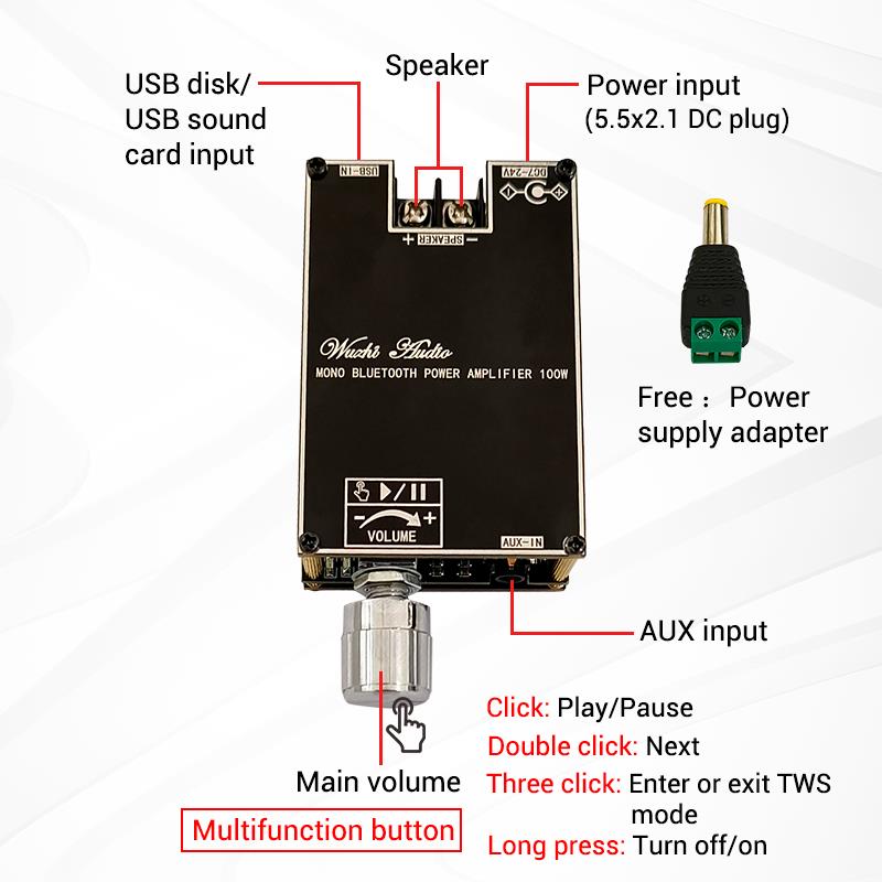 Module amplificateur audio Blu - Home Cinema Amplifier avis et prix
