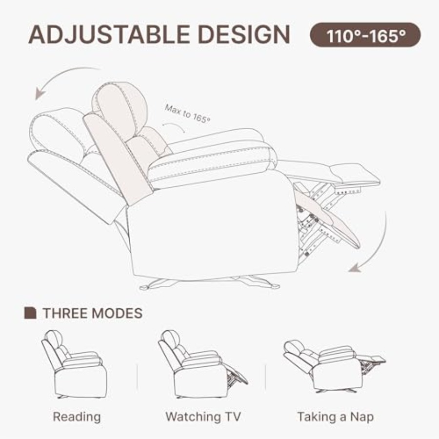 Fauteuil inclinable en cuir, c - Home Cinema Couch avis et prix