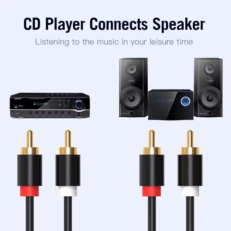 Câble RCA stéréo HIFI 2RCA ver - Home Cinema Amplifier avis et prix