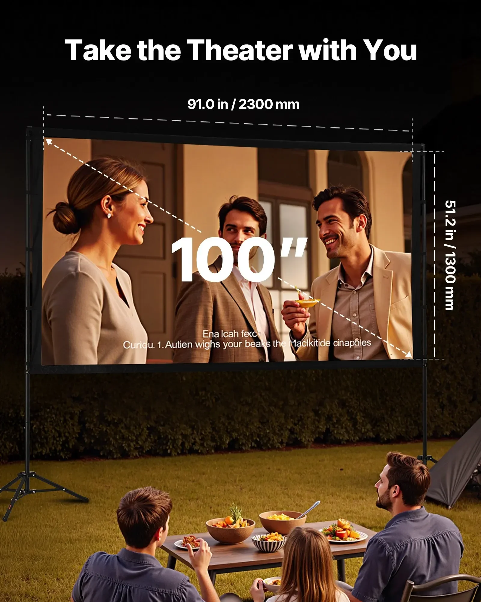 Écran de projection sur trépie - Projector Tripod Stand avis et prix