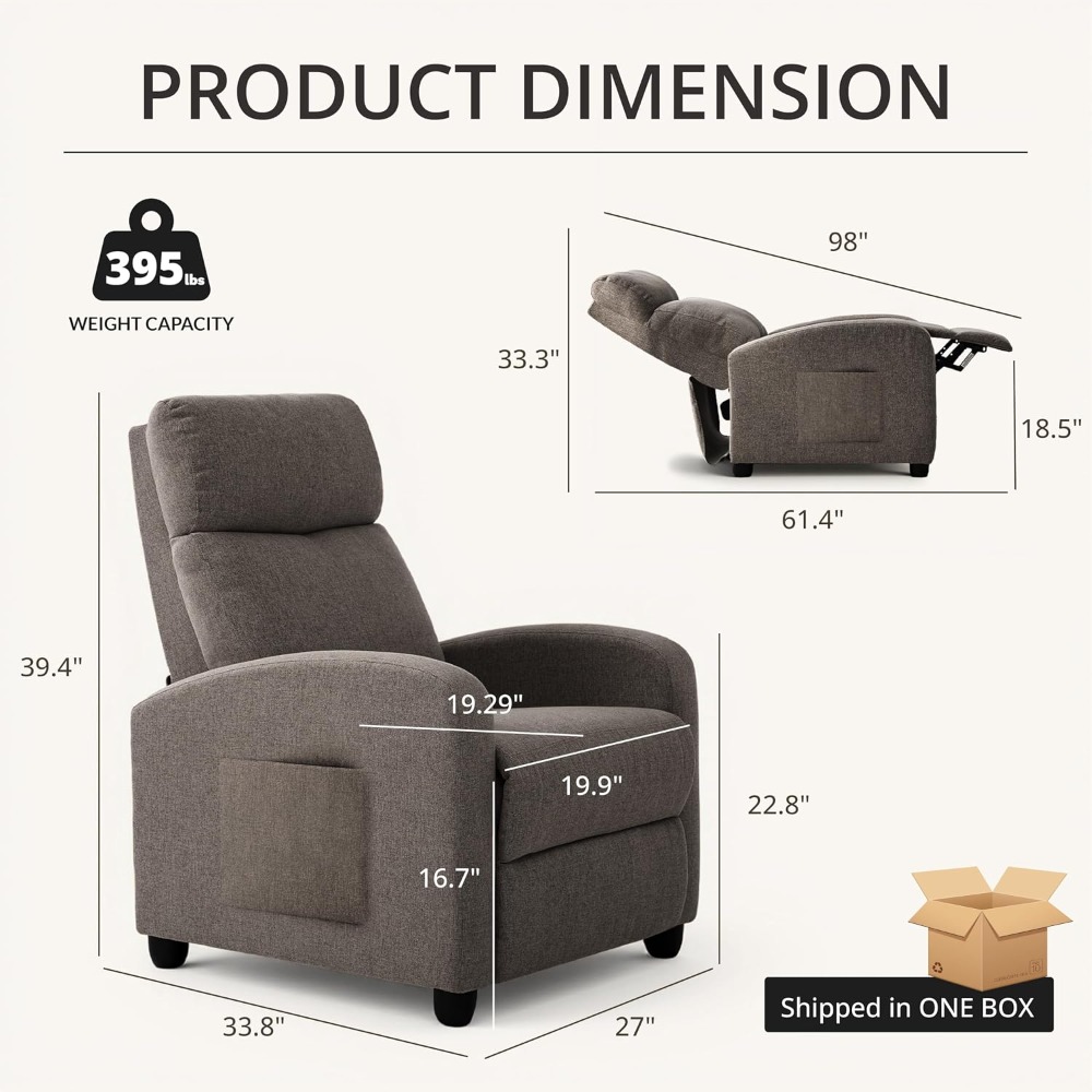 Fauteuil inclinable manuel mod - Home Cinema Couch avis et prix